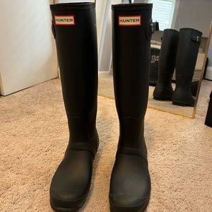 Knee high hunter boots